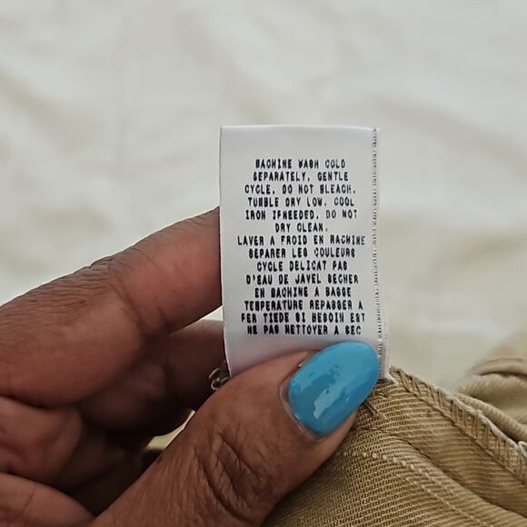 Guess Men's Cargo Khaki Cotton Shorts Size 31 - Picture 7 of 16